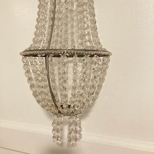 Clear Beaded Chandelier